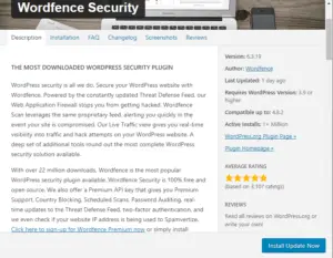 wordfence wordpress website security eCommerce online selling