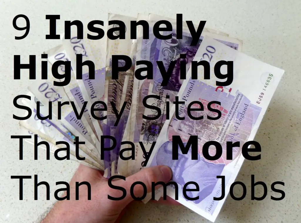 9 Insanely High Paying Survey Sites That Pay More Than Some Jobs paid surveys panels websites
