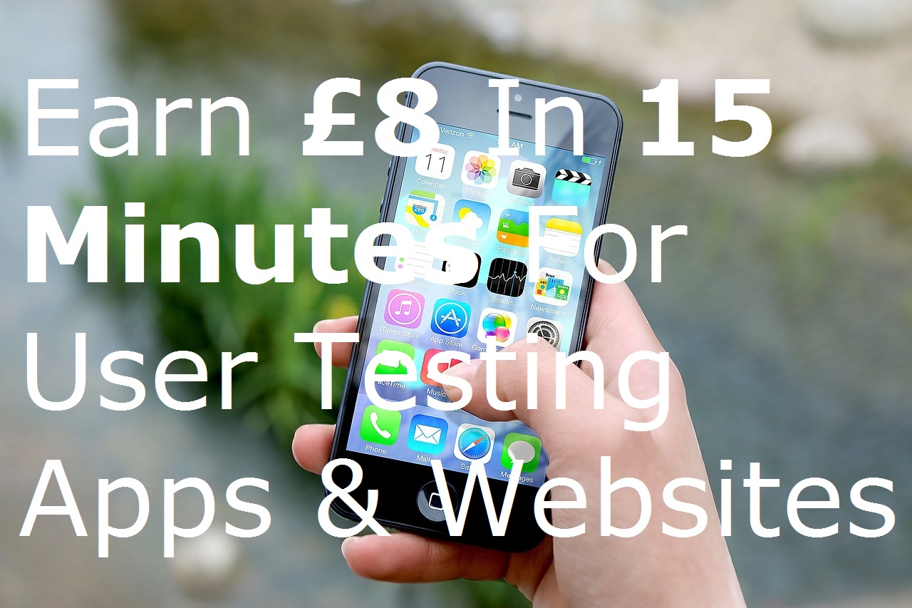 Earn 8 In 15 Minutes For User Testing Apps Websites