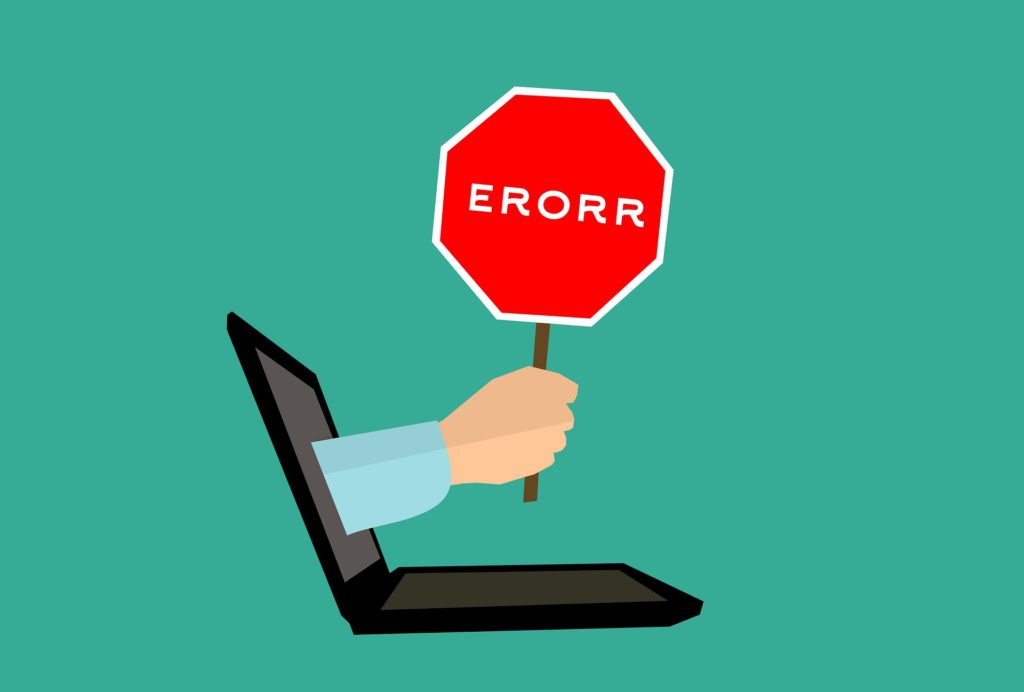 bug usability error mistake user testing apps websites