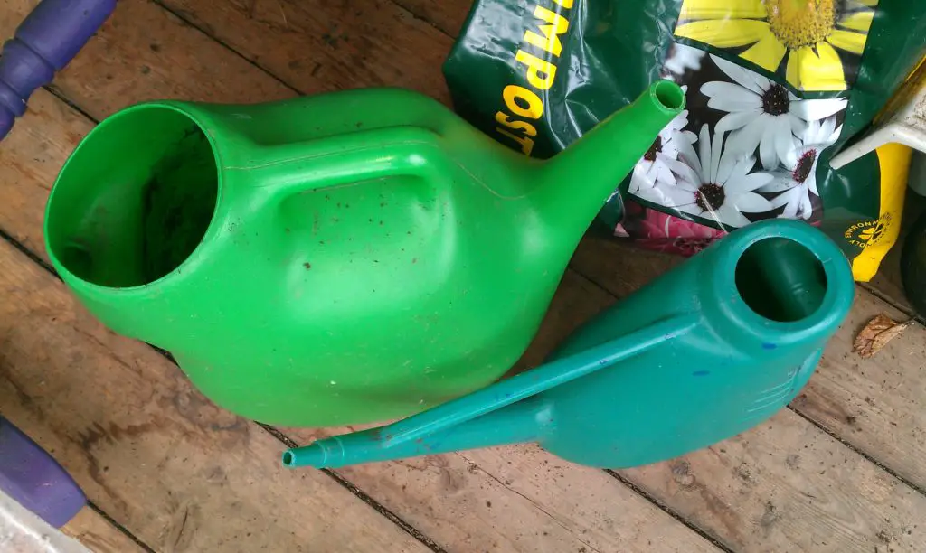 Large & Small Plastic Watering Cans farm farming food fruit garden gardening groceries grocery grow your own food growing make money online from home plants save money shop shopping supermarket vegetables