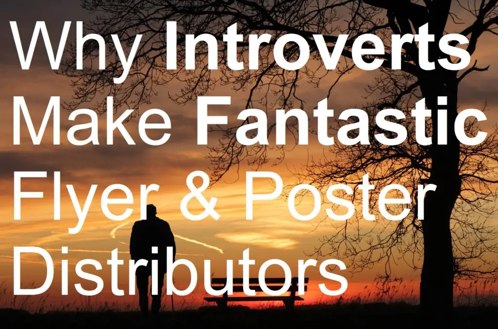 Why Introverts Make Fantastic Flyer Poster Distributors picture sunset alone communication quiet social intovert introverts introverted biller billing brochure business cards catalog deliver delivery distribute distributing distribution distributor door drop earn flyer jobs leaflet leafleter magazine make money marketing menus newspaper poster sell selling