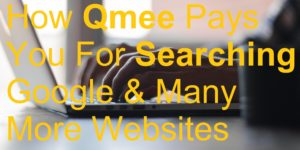 How Qmee Pays You For Searching Google & Many More Websites picture typing work job jobs earn make money online from home
