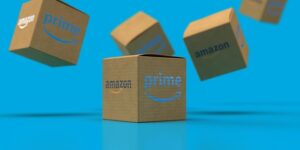 several amazon prime parcels and packages