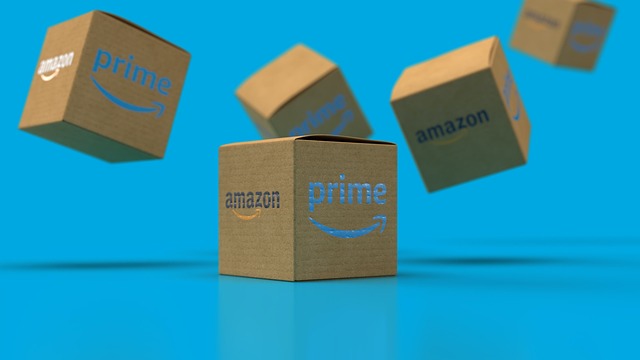 several amazon prime parcels and packages