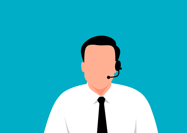 businessman wearing a headset